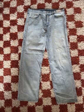 J. Crew Mid-rise relaxed straight jean with embellishments